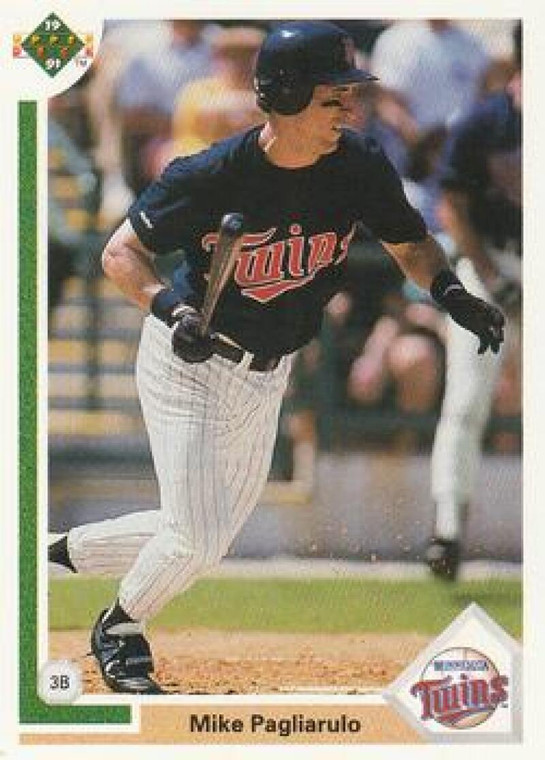 1991 Upper Deck #709 Mike Pagliarulo VG Minnesota Twins 