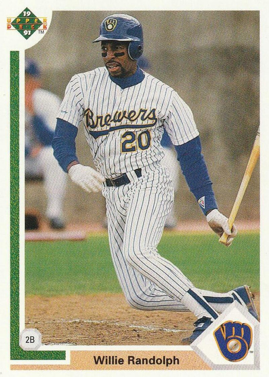 1991 Upper Deck #720 Willie Randolph VG Milwaukee Brewers 