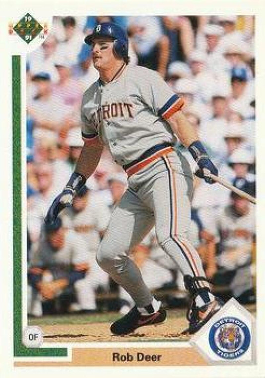 1991 Upper Deck #726 Rob Deer VG Detroit Tigers 