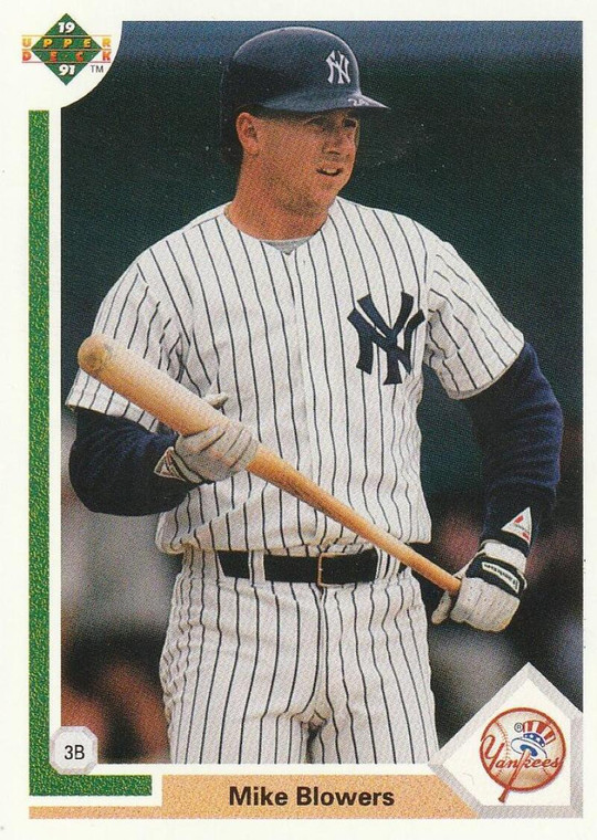 1991 Upper Deck #730 Mike Blowers VG New York Yankees 
