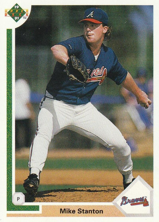 1991 Upper Deck #749 Mike Stanton VG Atlanta Braves 