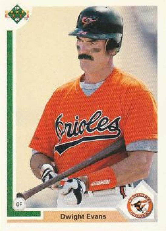 1991 Upper Deck #776 Dwight Evans VG Baltimore Orioles 