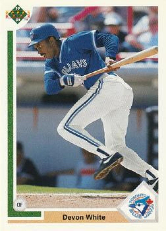 1991 Upper Deck #783 Devon White VG Toronto Blue Jays 