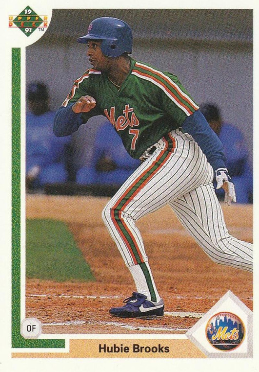 1991 Upper Deck #787 Hubie Brooks VG New York Mets 