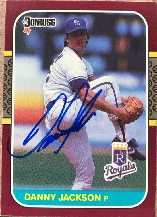 Danny Jackson Autographed 1987 Donruss Opening Day #203