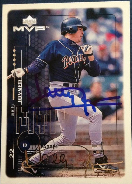 Wally Joyner Autographed 1999 Upper Deck MVP Silver Script  #179