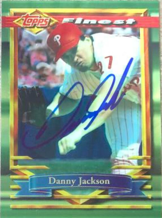 Danny Jackson Autographed 1994 Topps Finest #320