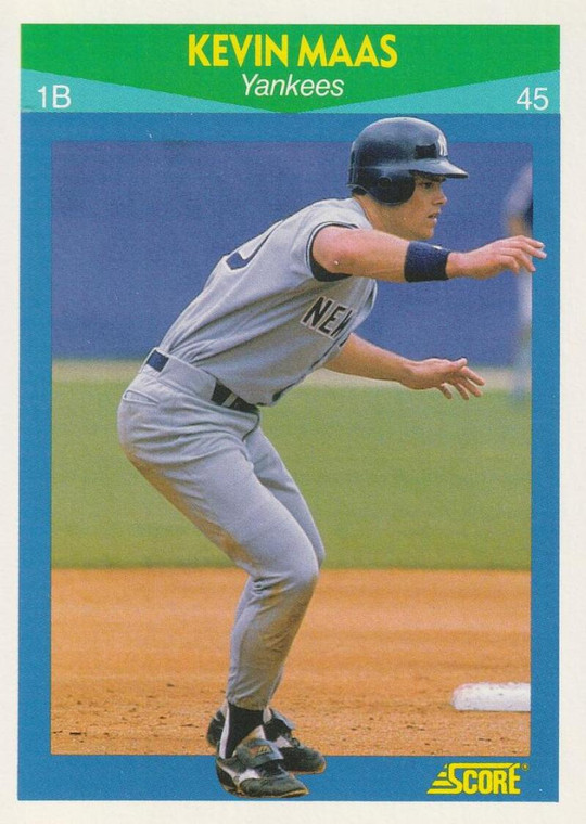 1990 Score Rising Stars #27 Kevin Maas VG New York Yankees 