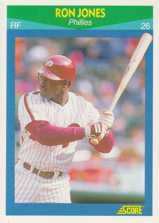 1990 Score Rising Stars #31 Ron Jones VG Philadelphia Phillies 