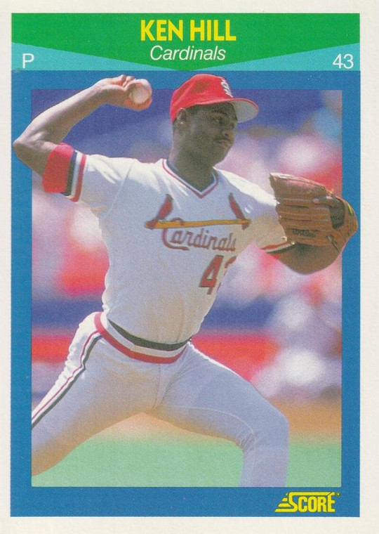 1990 Score Rising Stars #34 Ken Hill VG St. Louis Cardinals 
