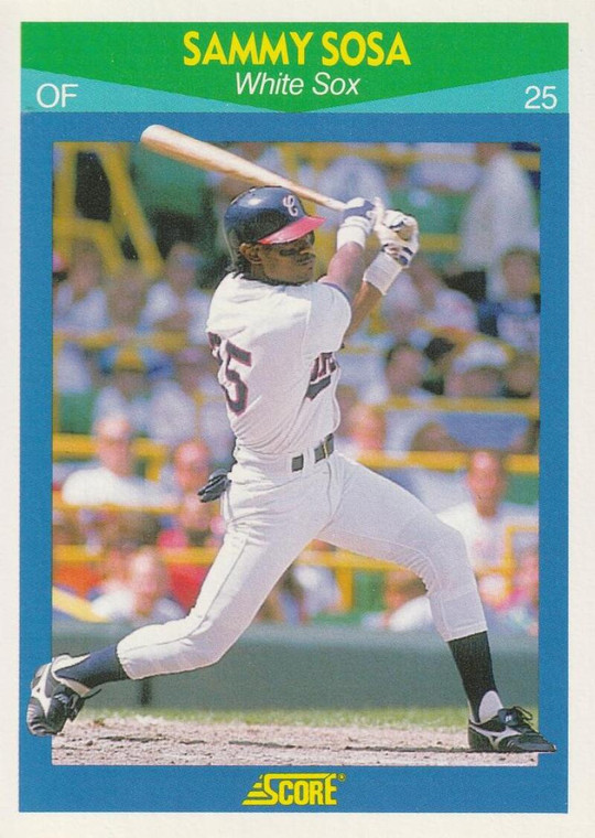 1990 Score Rising Stars #35 Sammy Sosa VG Chicago White Sox 