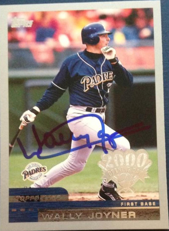 Wally Joyner Autographed 2000 Topps Opening Day #173