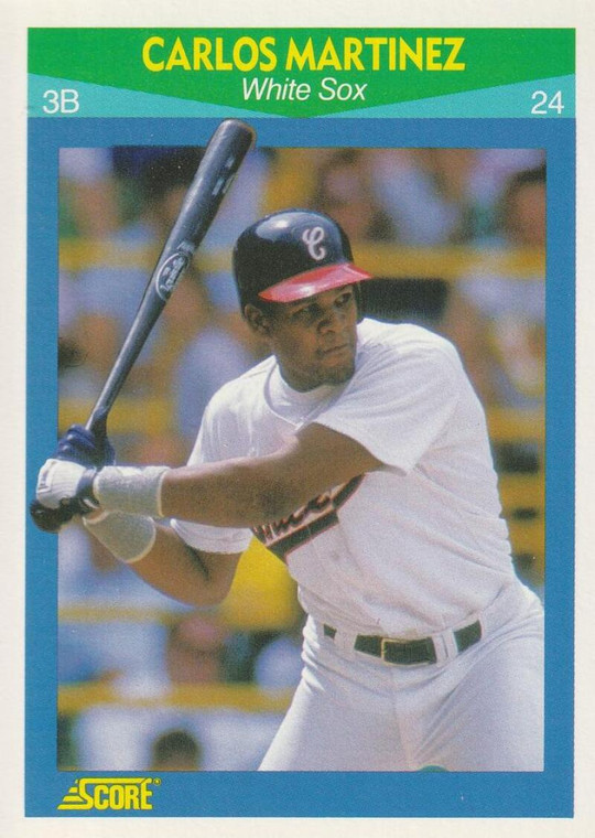 1990 Score Rising Stars #70 Carlos Martinez VG Chicago White Sox 