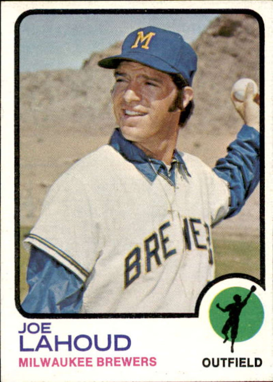 1973 Topps #212 Joe Lahoud VG Milwaukee Brewers 