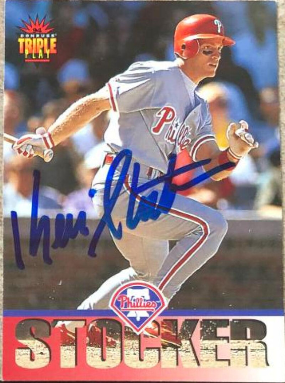 Kevin Stocker Autographed 1994 Triple Play #180