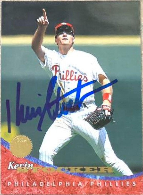 Kevin Stocker Autographed 1994 Leaf #417