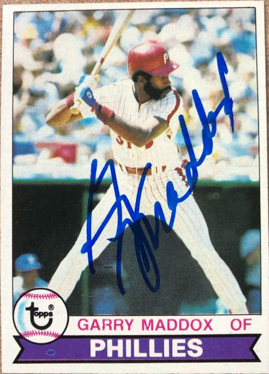 Garry Maddox Autographed 1979 Topps #470