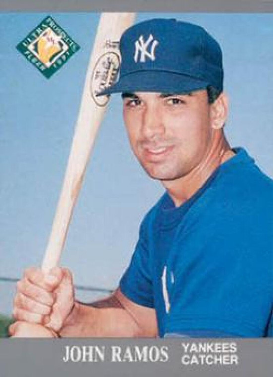 1991 Ultra #385 John Ramos MLP VG RC Rookie New York Yankees 