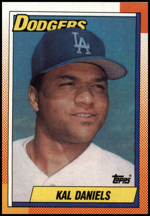 1990 Topps #585 Kal Daniels VG Los Angeles Dodgers 
