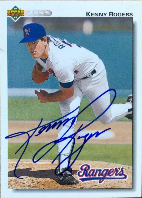 Kenny Rogers Autographed 1992 Upper Deck #651