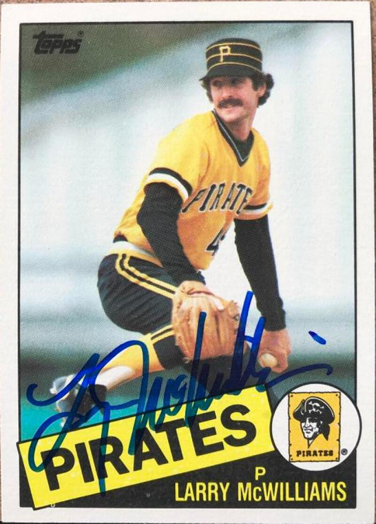 Larry McWilliams Autographed 1985 Topps #183