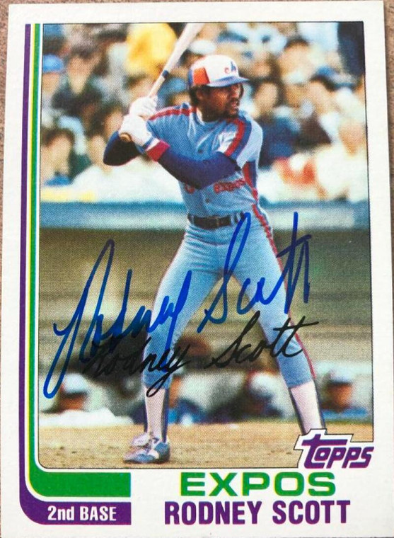 Rodney Scott Autographed 1982 Topps #259