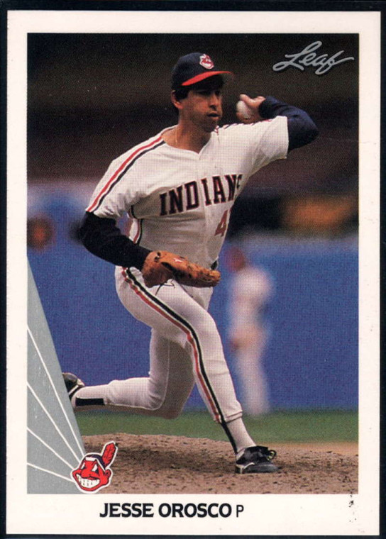 1990 Leaf #101 Jesse Orosco VG Cleveland Indians 
