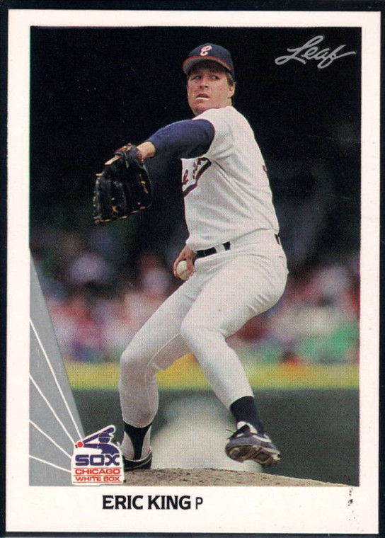 1990 Leaf #43 Eric King VG Chicago White Sox 