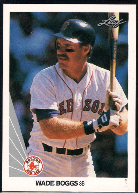 1990 Leaf #51 Wade Boggs VG Boston Red Sox 