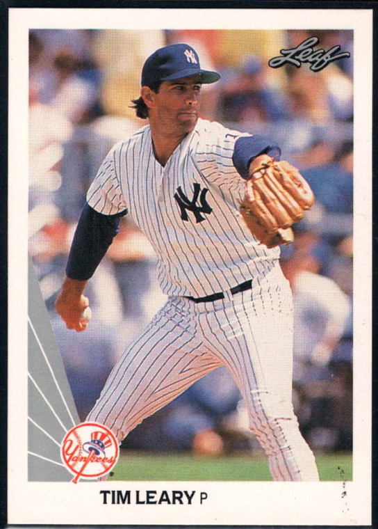 1990 Leaf #148 Tim Leary VG New York Yankees 