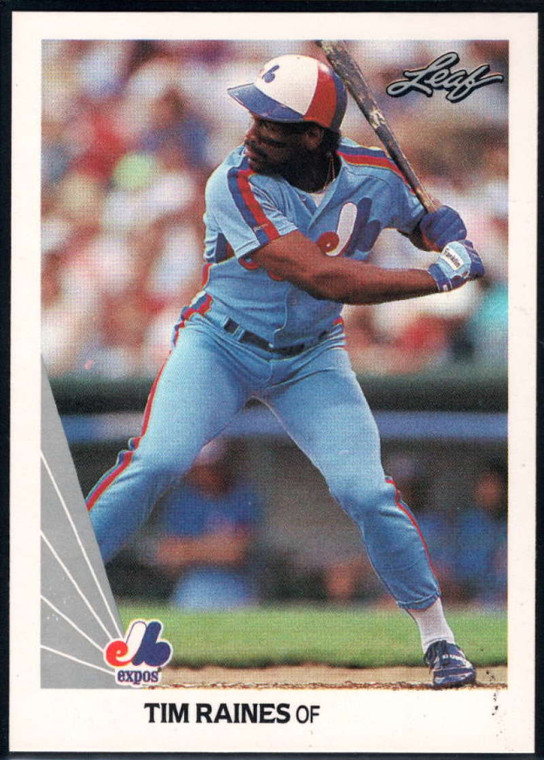 1990 Leaf #212 Tim Raines VG Montreal Expos 