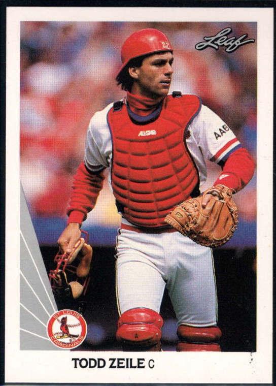 1990 Leaf #221 Todd Zeile VG St. Louis Cardinals 