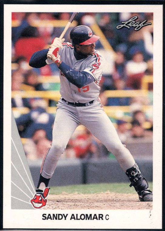 1990 Leaf #232 Sandy Alomar Jr. VG Cleveland Indians 