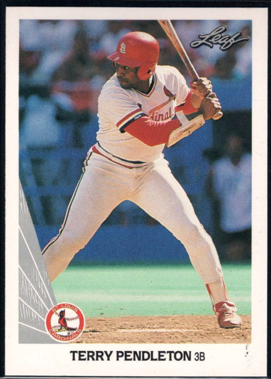 1990 Leaf #260 Terry Pendleton VG St. Louis Cardinals 