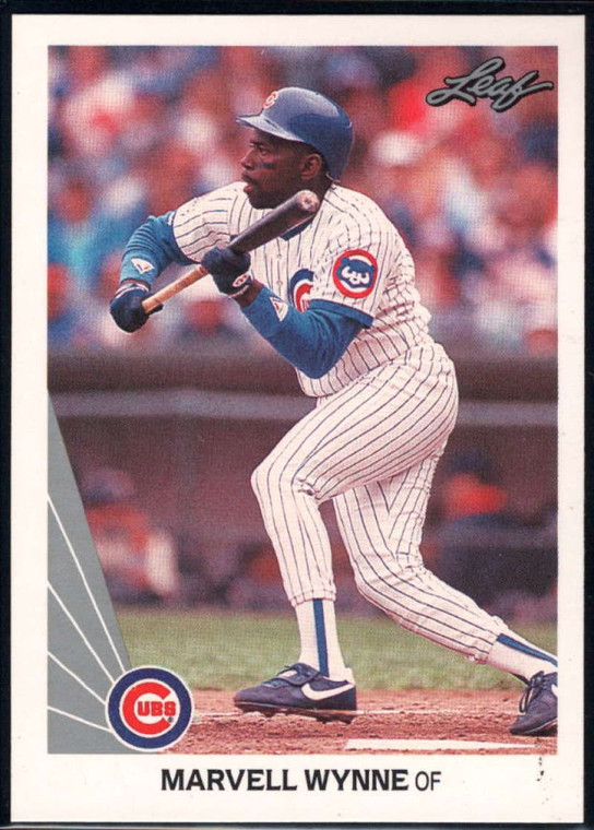 1990 Leaf #270 Marvell Wynne VG Chicago Cubs 