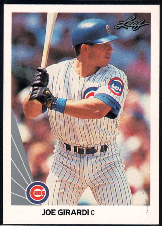 1990 Leaf #289 Joe Girardi VG Chicago Cubs 