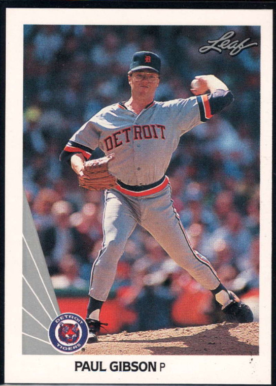 1990 Leaf #298 Paul Gibson VG Detroit Tigers 