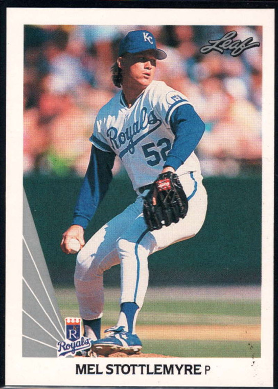 1990 Leaf #310 Mel Stottlemyre Jr. VG Kansas City Royals 