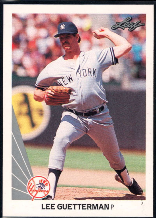 1990 Leaf #333 Lee Guetterman VG New York Yankees 