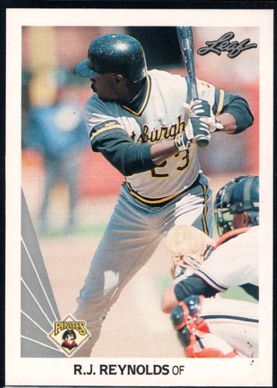 1990 Leaf #381 R.J. Reynolds VG Pittsburgh Pirates 