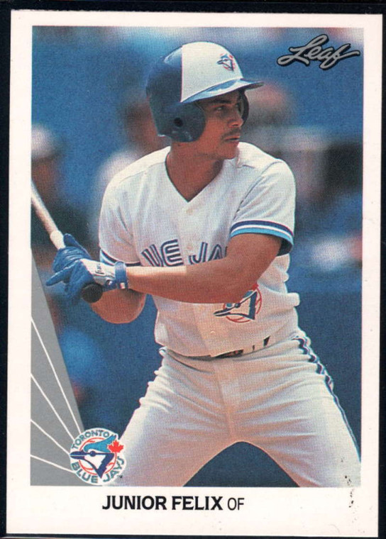 1990 Leaf #422 Junior Felix VG Toronto Blue Jays 