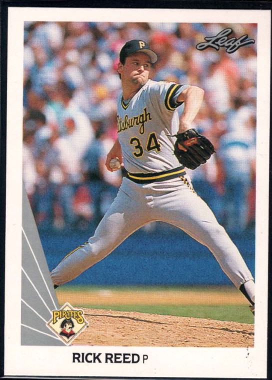 1990 Leaf #427 Rick Reed VG RC Rookie Pittsburgh Pirates 