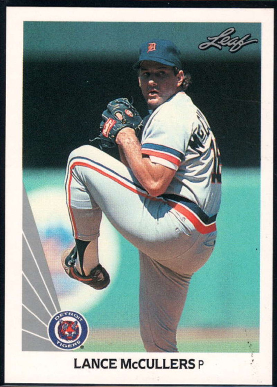 1990 Leaf #456 Lance McCullers VG Detroit Tigers 