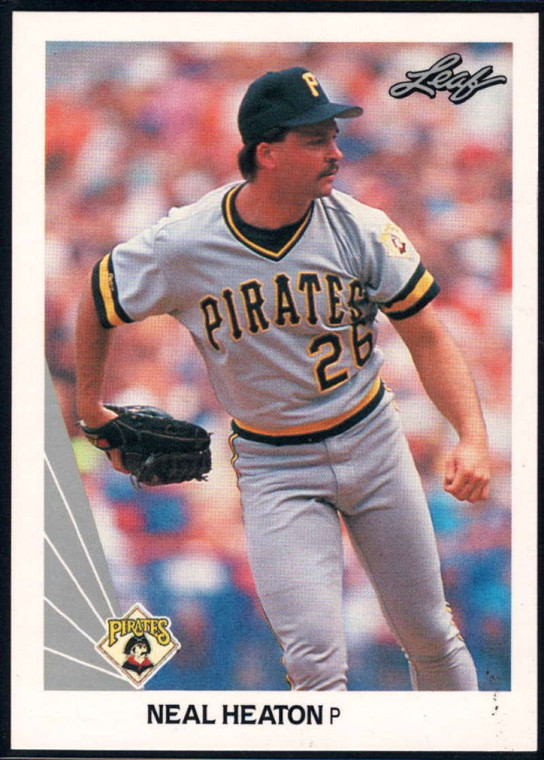1990 Leaf #460 Neal Heaton VG Pittsburgh Pirates 