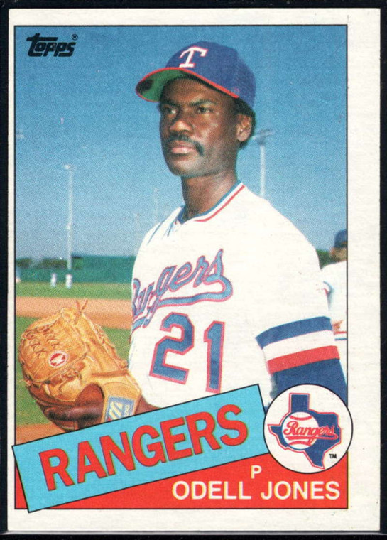 1985 Topps #29 Odell Jones VG Texas Rangers 