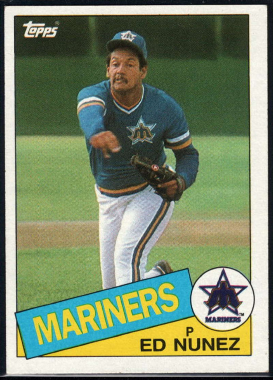 1985 Topps #34 Edwin Nunez VG Seattle Mariners 
