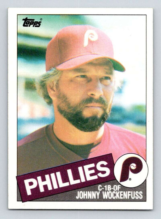 1985 Topps #39 John Wockenfuss VG Philadelphia Phillies 