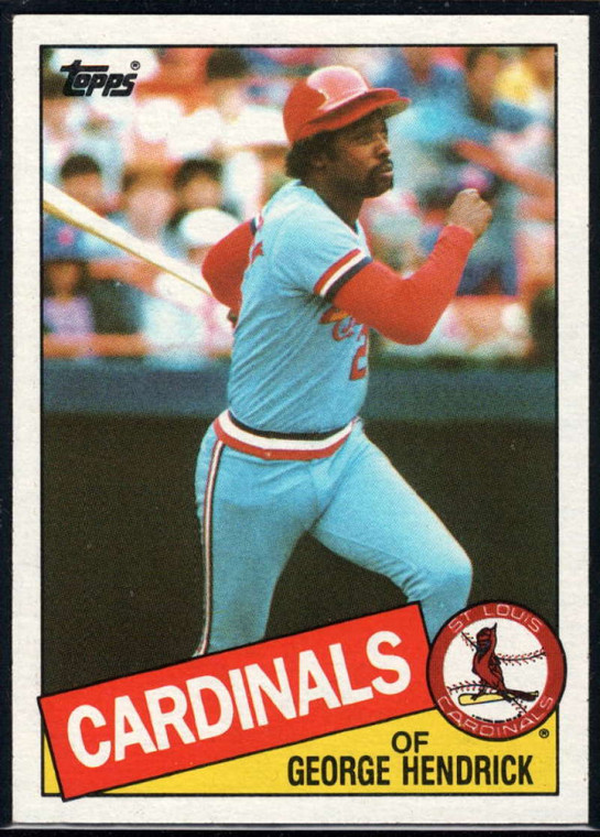 1985 Topps #60 George Hendrick VG St. Louis Cardinals 