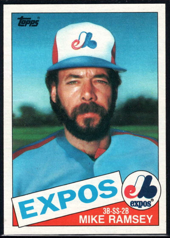 1985 Topps #62 Mike Ramsey VG Montreal Expos 