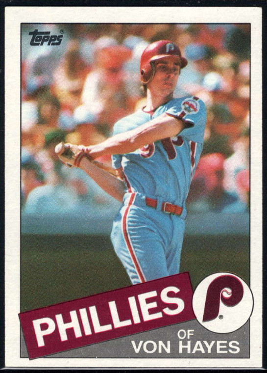 1985 Topps #68 Von Hayes VG Philadelphia Phillies 